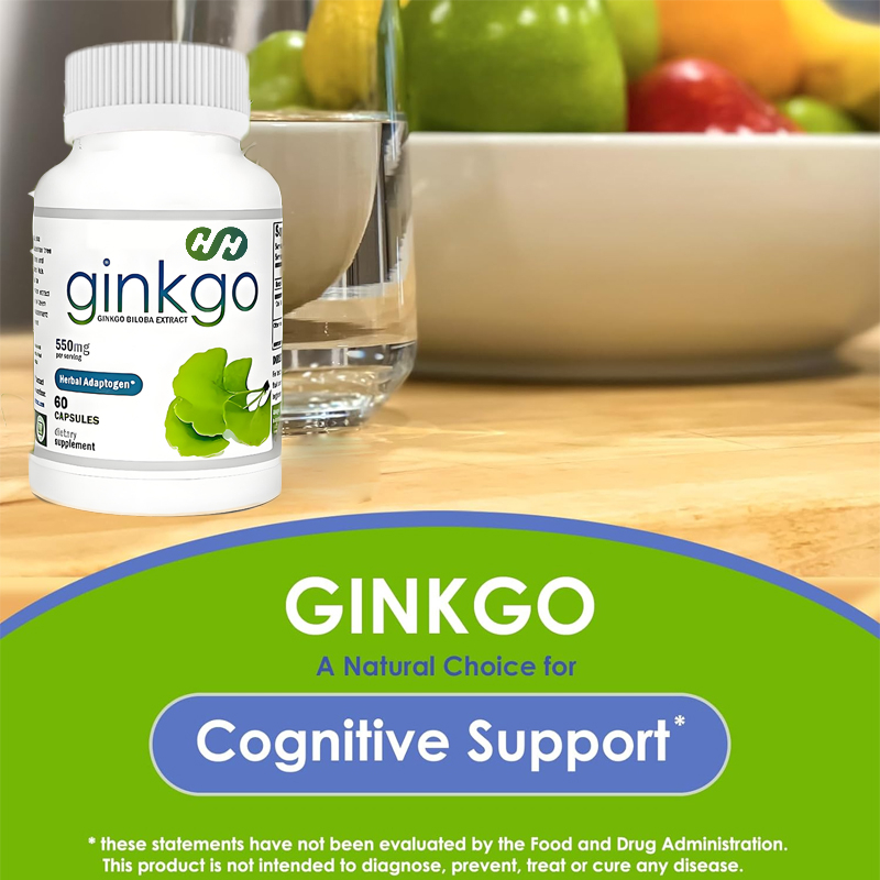 Ginkgo Biloba Extract - Nutritional Ginkgo Biloba 550mg Extract Supplement