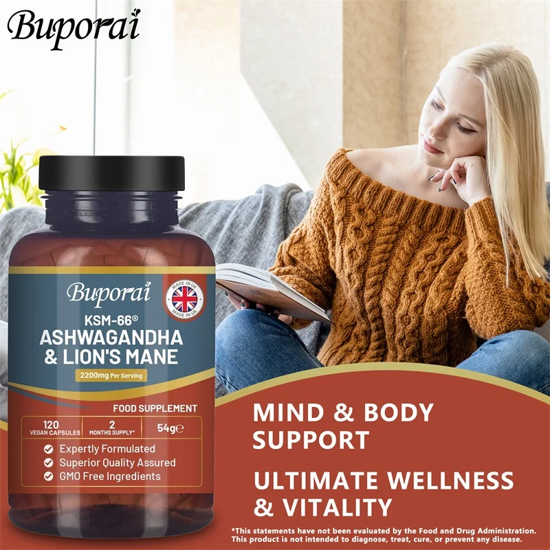 Ashwagandha and Lion’s Mane -  - Ginkgo Biloba Extract review and price