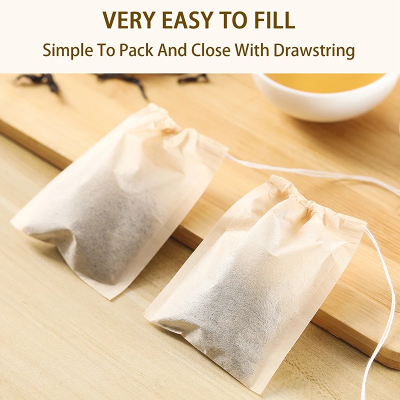 100Pcs Teabags with Drawstring - Herbal Wellness Products review and price