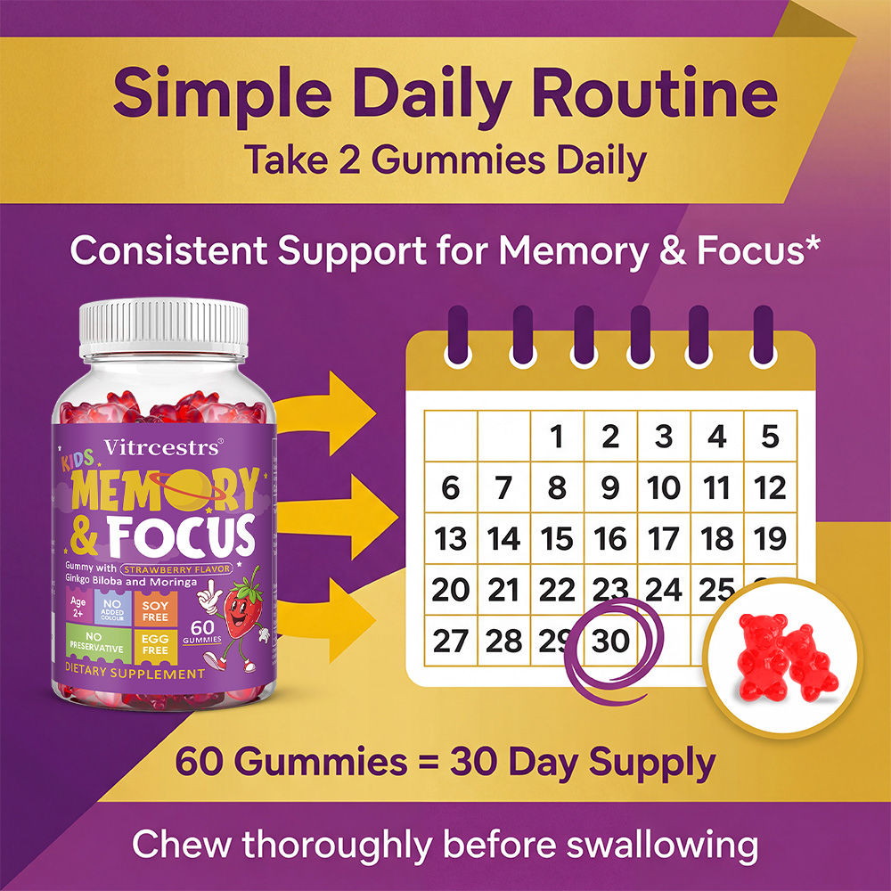 Kid’s Ginkgo Biloba Gummies, E - Ginkgo Biloba Extract review and price