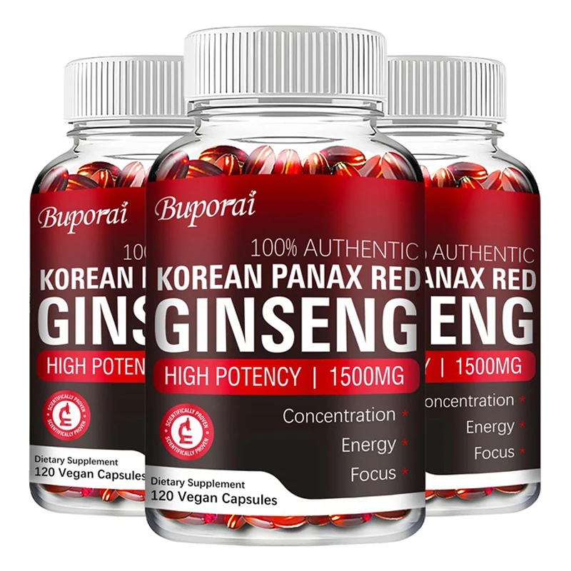 Korean Red Panax Ginseng Capsu - Ginkgo Biloba Extract review and price