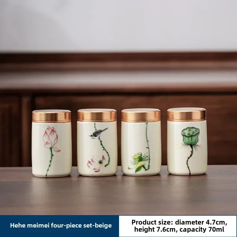 4PCS/LOT Boutique ceramics Tea - Herbal Wellness Products review and price