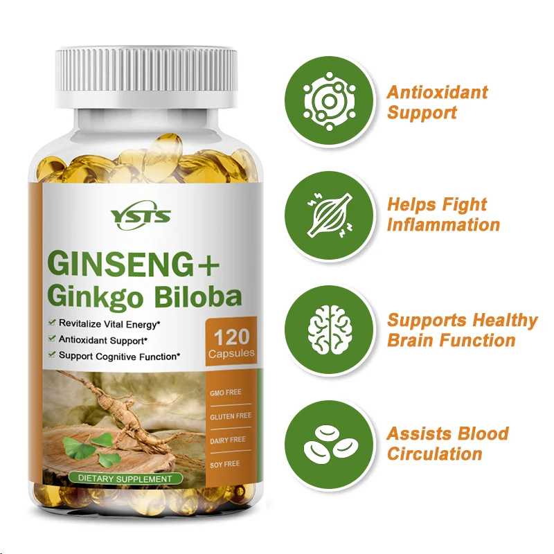 Ginseng + Ginkgo Biloba Capsul - Ginkgo Biloba Extract review and price