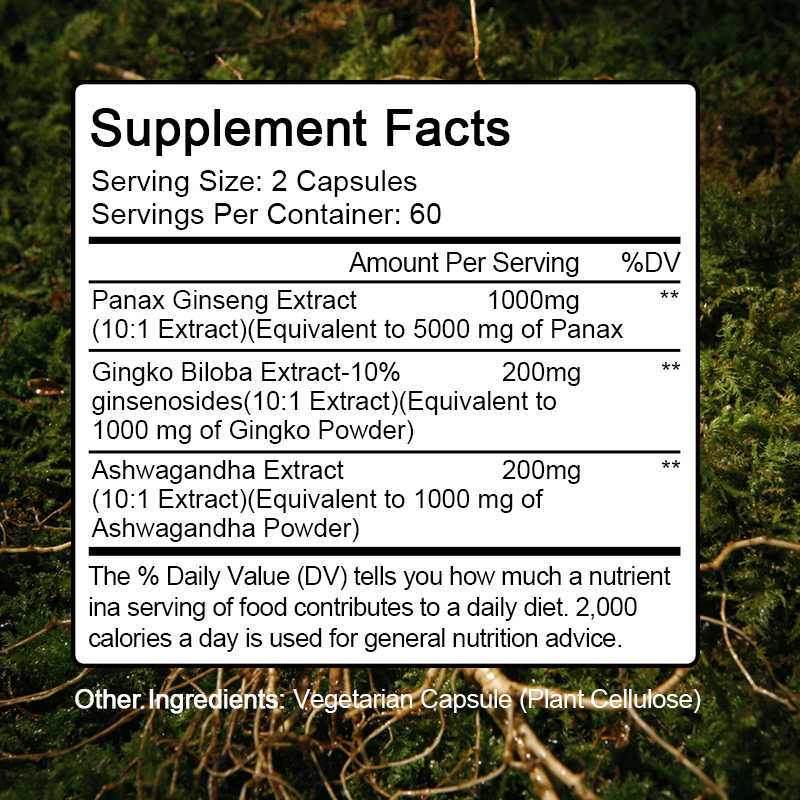 Ginseng + Ginkgo Biloba Capsul - Ginkgo Biloba Extract review and price