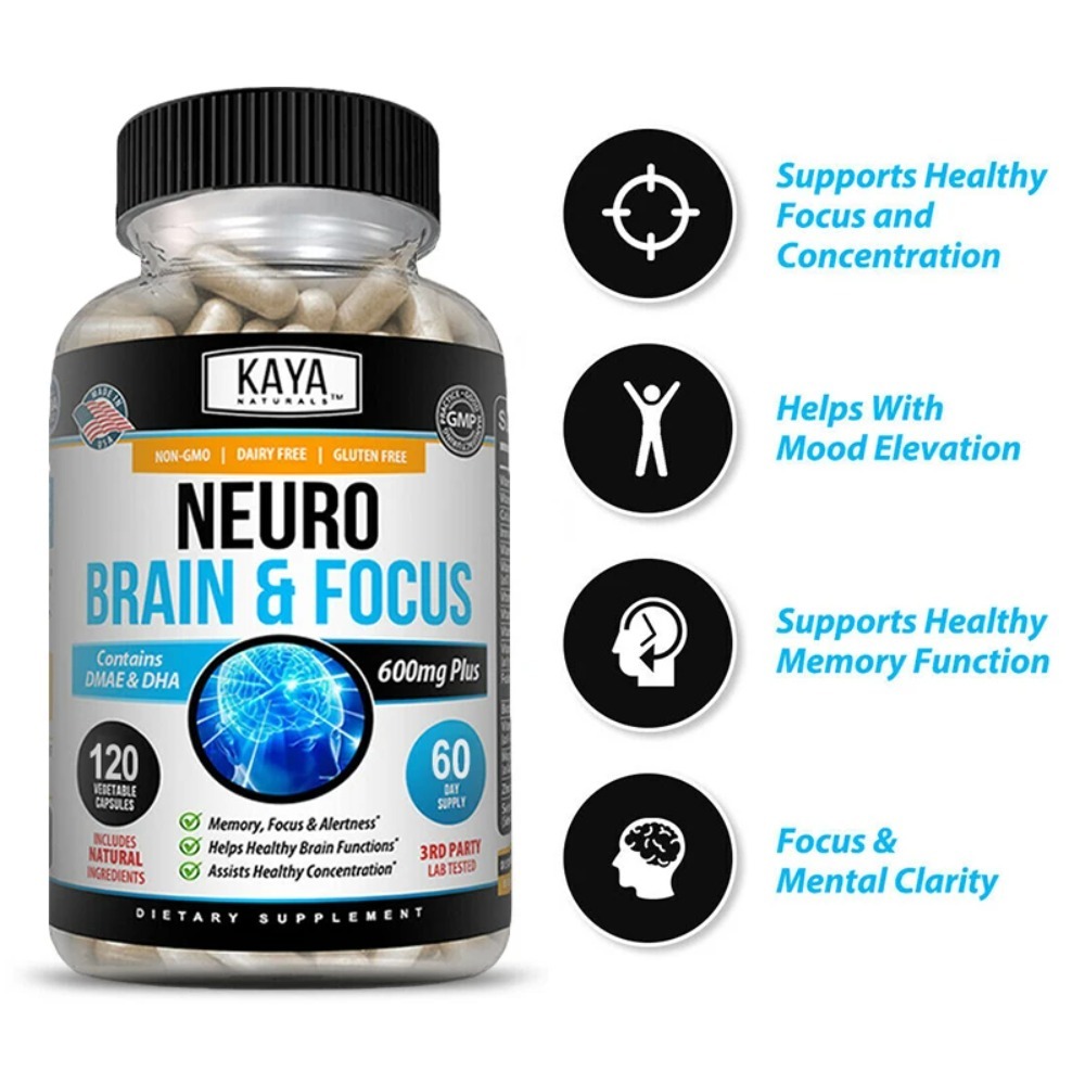 Neuro Brain for Memory & Focus - Ginkgo Biloba Extract review and price